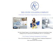 Tablet Screenshot of celticcleaningcompany.co.uk